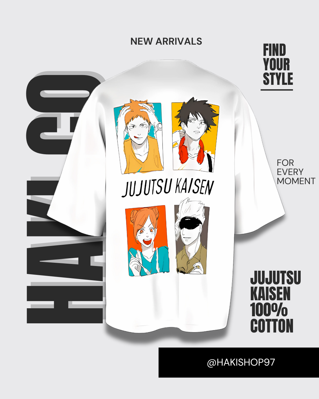 Camiseta "Jujutsu Kaisen Squad" - Edición Especial